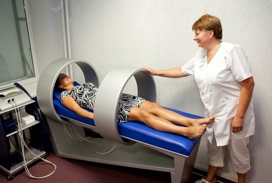 The magnetic procedures belong to the physiotherapeutic treatment and consist of a course of 10 sessions